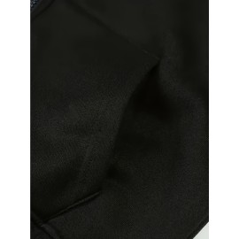 [Cozy Hoodie] Cozy Polyester Athletic Sweatshirt Jacket, Chic 'In My Auntie Era' Print Zip-Up Hoodie with Pockets | Machine Washable, Perfect for Fall/Winter