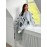 Solid Color Women's Casual Loose Bow Decoration Long Sleeve Top and Pants Two-Piece Set