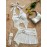[Elegant Summer Two-Piece Set] Elegant Women's Summer Two-Piece Set - V-Neck Strap Top with Bow Detail & High-Waisted Skirt, Polyester Blend, Textured Fabric, Perfect for Spring/Summer, Casual Attire